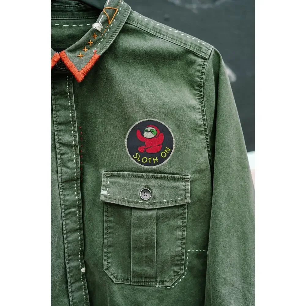 Embroidery Patch Sloth Adorable Cute Patch IRON-ON (3